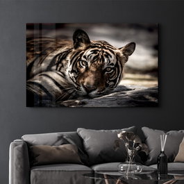 Wallity Pintura Decorativa de Vidrio Templado Multicolor 70 x 110 cm